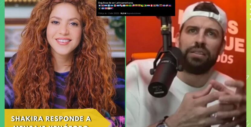 Shakira responde a Piqué tras polémico comentario Xenófobo.