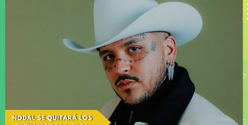 Christian Nodal se quitará los tatuajes de la cara para verse “limpio”